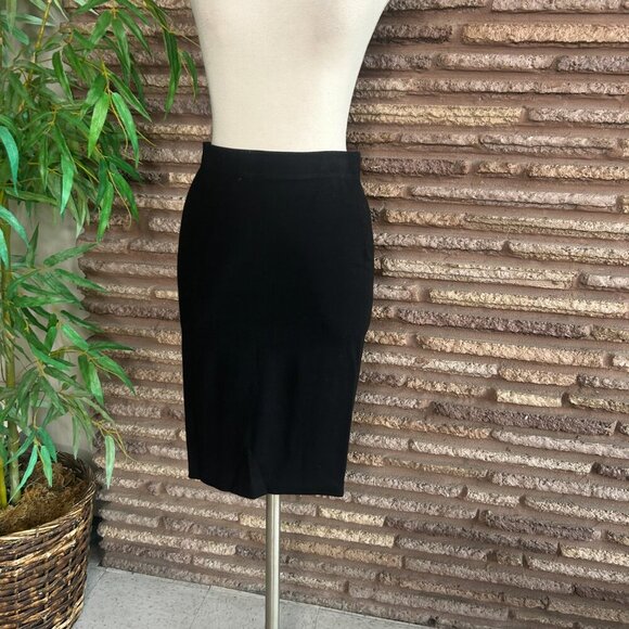 Vince Black Knit Pencil Straight Skirt Size Small - Picture 5 of 6